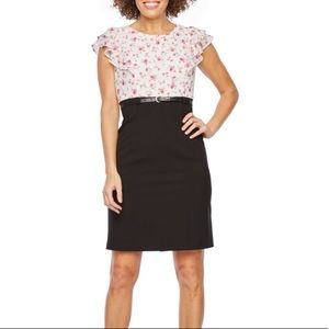 💥HP💥 NWT - Alyx SS Floral Sheath Dress - Sz 14